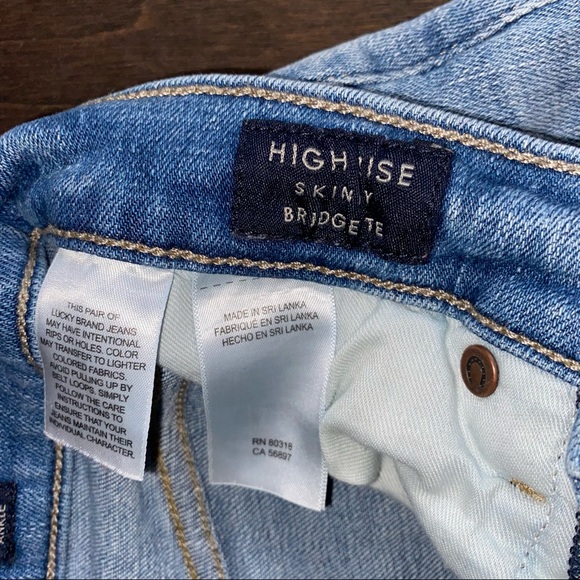 Lucky Brand Jeans Size 2 / 26 by tag. Bridgette Skinny Stretch High Rise Denim - Picture 3 of 9